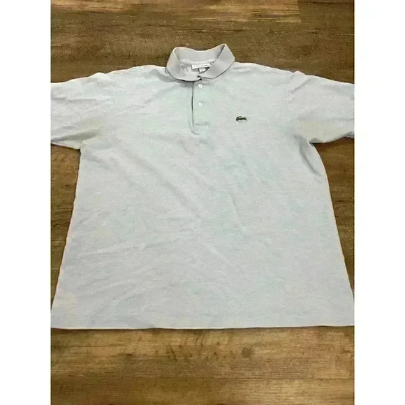 Lacoste Men's Light Blue Polo Size 6 XL Short Sleeve Logo Classic Cotton - Picture 5 of 14